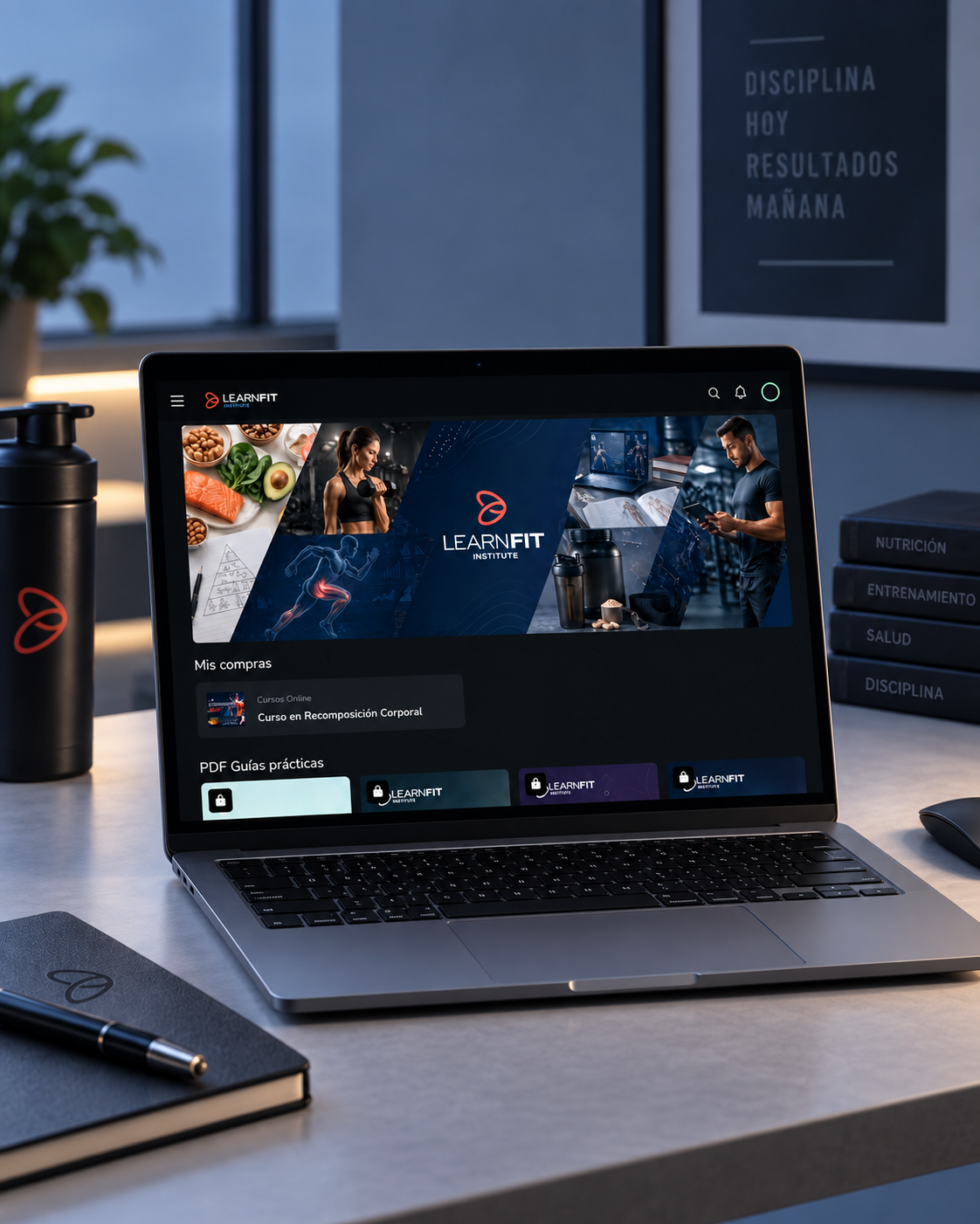 Plataforma de formación online de LearnFit Institute