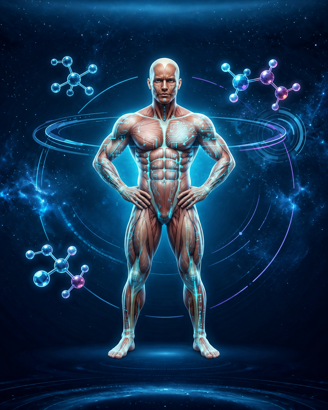 Ilustración anatómica para la guía sobre errores comunes en recomposición corporal de LearnFit Institute